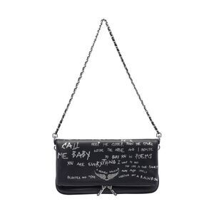 Zadig&Voltaire Women Rock Crossbody Bag With Graffiti Print